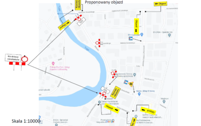 Utrudnienia w ruchu w Nowym Dworze Gdańskim w związku z pracami remontowymi na ulicy Bałtyckiej